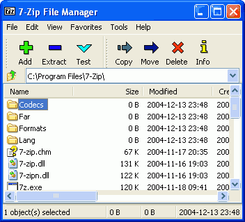 zip files in windows 7
